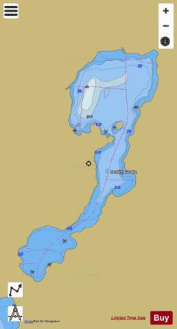 Sunlight Lake depth contour Map - i-Boating App