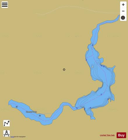 Chester Lake depth contour Map - i-Boating App