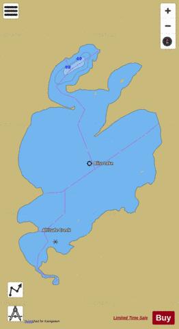 Bliss Lake depth contour Map - i-Boating App