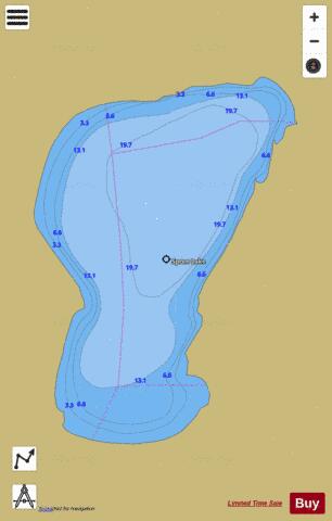 Spree Lake depth contour Map - i-Boating App