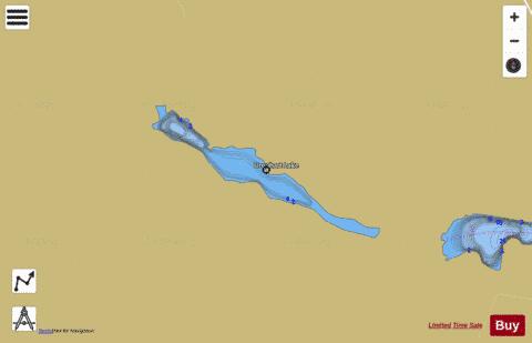 Urquhart Lake depth contour Map - i-Boating App