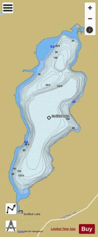Endikai Lake depth contour Map - i-Boating App