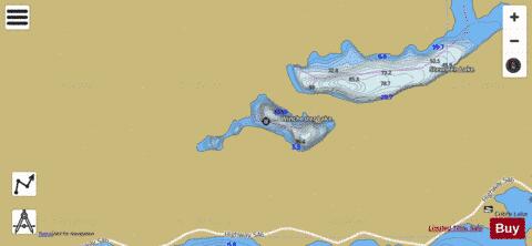 Winchester Lake depth contour Map - i-Boating App