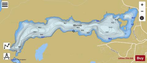 Elliot L. depth contour Map - i-Boating App