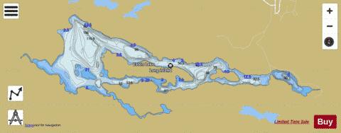 Esten Lake depth contour Map - i-Boating App