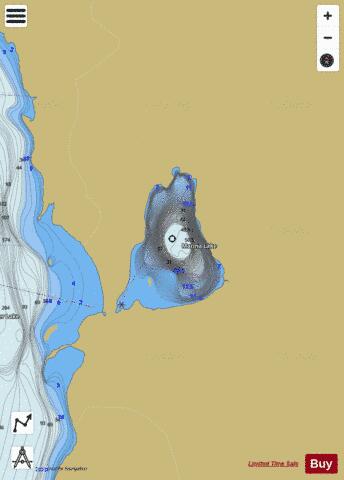 Marina Lake depth contour Map - i-Boating App