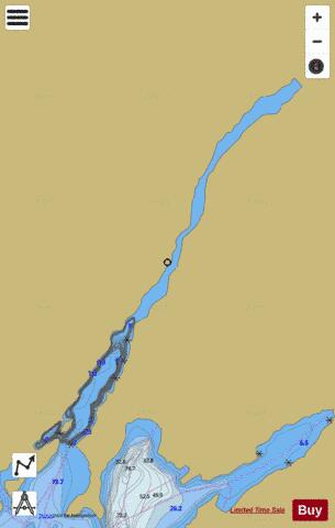 CA_ON_V_a83a502f371243c09776631bf2f9b853 depth contour Map - i-Boating App