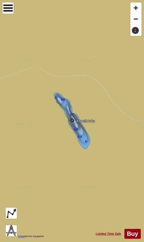 Elspeth Lake depth contour Map - i-Boating App