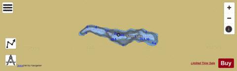 Grape Lake depth contour Map - i-Boating App