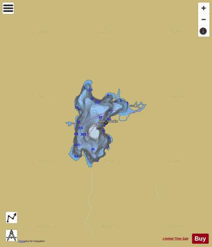 Jonsons Lake depth contour Map - i-Boating App