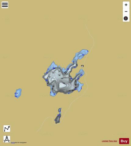 Mair Lake depth contour Map - i-Boating App