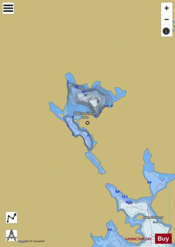 North Rathbun Lake depth contour Map - i-Boating App