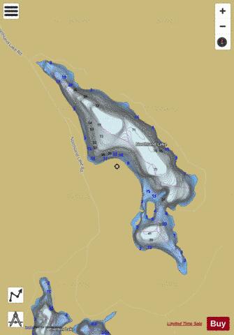 Northland Lake depth contour Map - i-Boating App