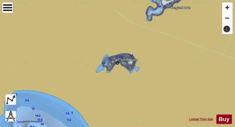 Shrimp Lake depth contour Map - i-Boating App