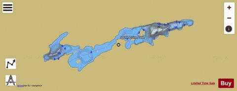 South Quinn Lake depth contour Map - i-Boating App