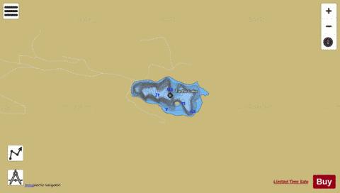 Turtle Lake depth contour Map - i-Boating App