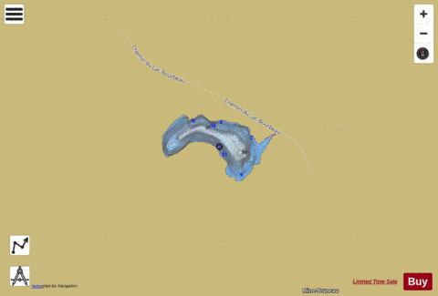 Cardinal Lac/ Lac A La Truite depth contour Map - i-Boating App