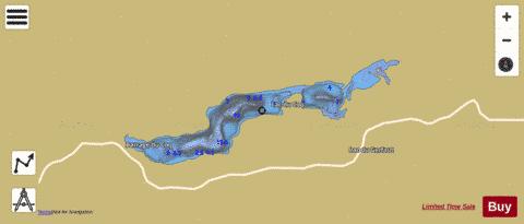 Coq Lac Du depth contour Map - i-Boating App