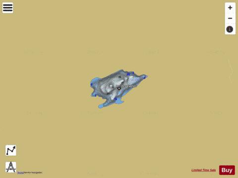 Cygnes Lac Des depth contour Map - i-Boating App