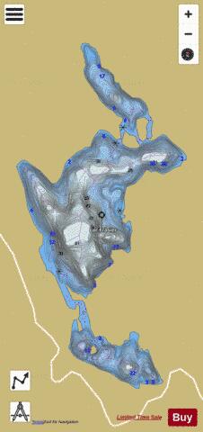 FRASIER depth contour Map - i-Boating App