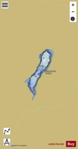Foulon Troisieme Lac Du depth contour Map - i-Boating App