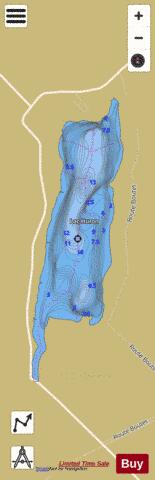 Huron Lac/ Lac Perron depth contour Map - i-Boating App