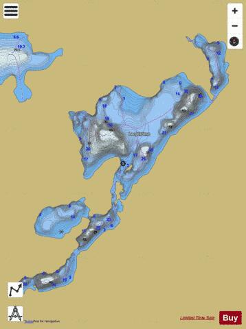 JEROME depth contour Map - i-Boating App