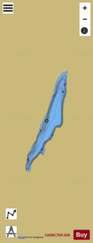 Lac No 82914 depth contour Map - i-Boating App