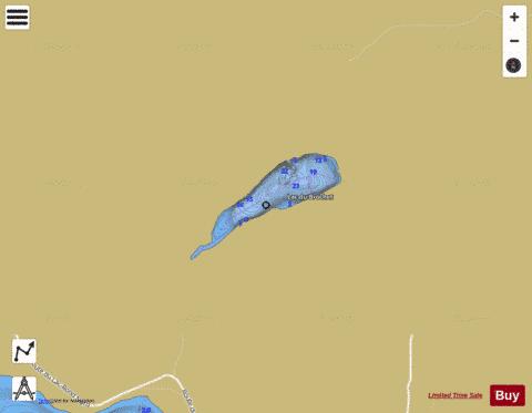 Lac Du Brochet depth contour Map - i-Boating App
