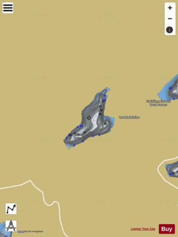 Madeleine Lac depth contour Map - i-Boating App