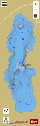 Montbeillard Lac depth contour Map - i-Boating App