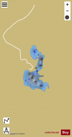 Trinite Lac depth contour Map - i-Boating App