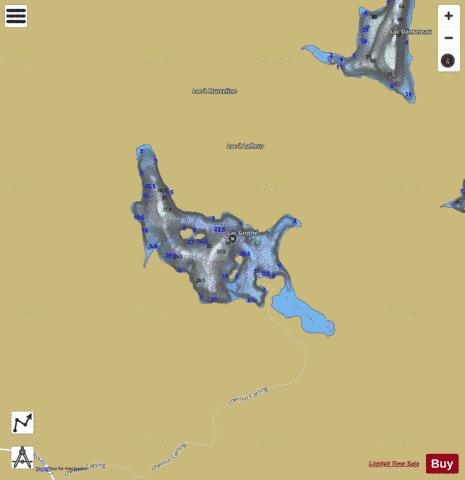 Grothe, Lac depth contour Map - i-Boating App