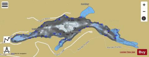 Wentworth, Lac depth contour Map - i-Boating App