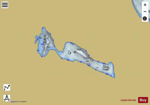 Bibite, Lac depth contour Map - i-Boating App