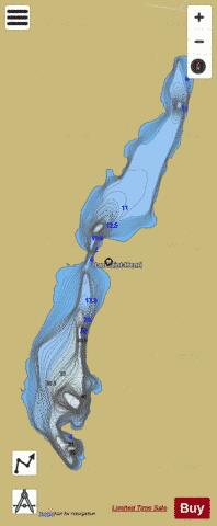 Saint-Henri, Lac depth contour Map - i-Boating App