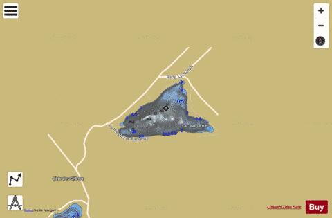 Raquette, Lac depth contour Map - i-Boating App