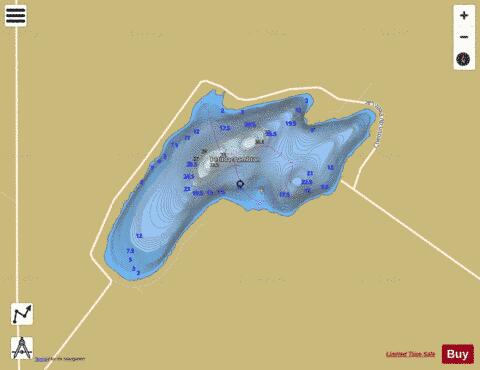 Lambton, Petit lac depth contour Map - i-Boating App