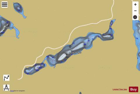 Soufflet, Lac du depth contour Map - i-Boating App