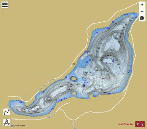 Nicolet, Lac depth contour Map - i-Boating App