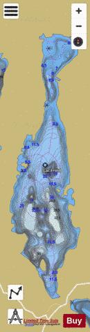 Froid, Lac depth contour Map - i-Boating App
