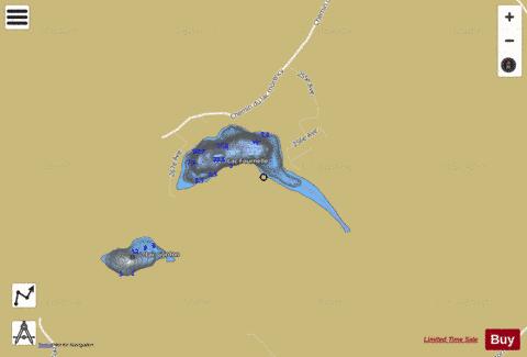 Fournelle, Lac depth contour Map - i-Boating App