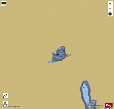 Saint-Denis, Petit lac depth contour Map - i-Boating App