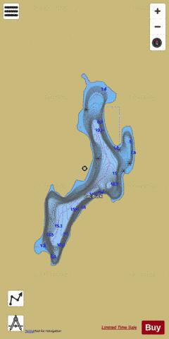 Buck, Lac depth contour Map - i-Boating App
