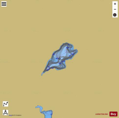 Chavoy, Lac depth contour Map - i-Boating App