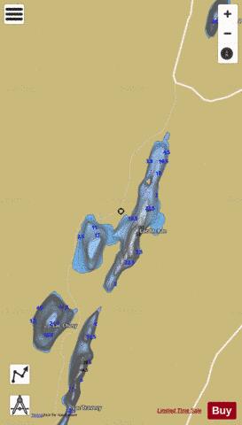 McRae, Lac depth contour Map - i-Boating App