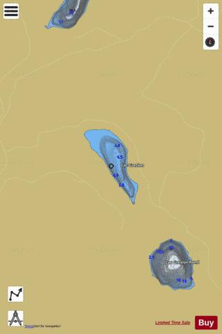 Greslon, Lac depth contour Map - i-Boating App