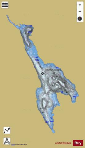 Saint-Anselme, Lac depth contour Map - i-Boating App