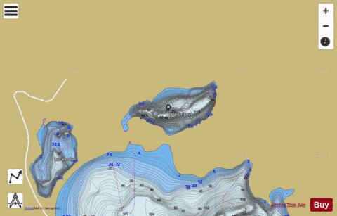 Orignal, Lac l' depth contour Map - i-Boating App