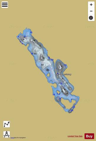 Charles-Savary, Lac depth contour Map - i-Boating App